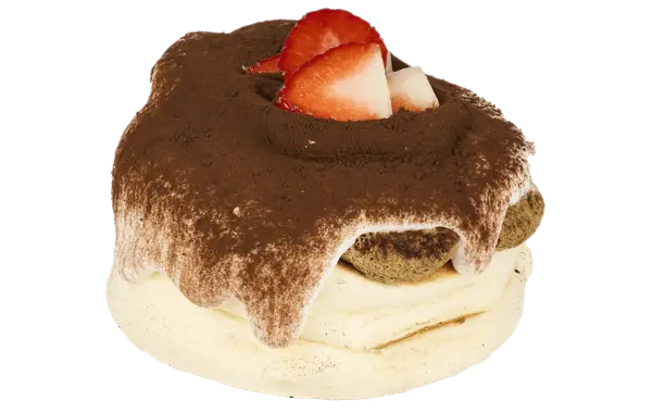 Tiramisu Soufflé Pancakes bei Möge Tee in Berlin-Kreuzberg
